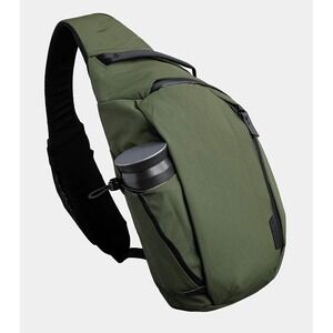 Alpaka Metro Crossbody Left Shoulder Bag Green Axoflux 210D Sling Pockets NEW